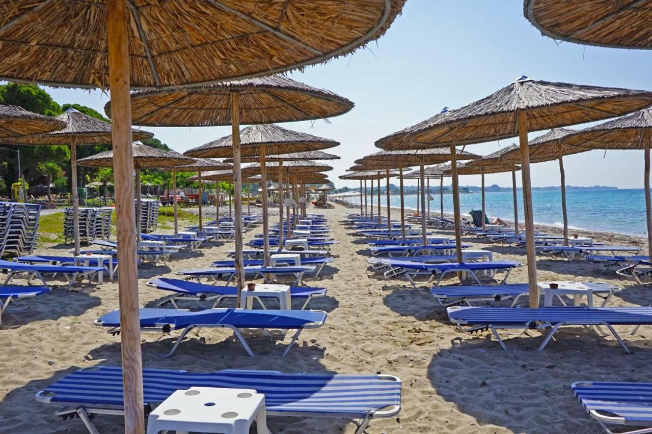 Villa Fofo - Beautiful Sea Front Villa With 650M2 Garden Nea Kallikrateia 외부 사진